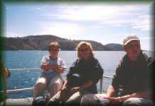 Varen op Lake Titicaca