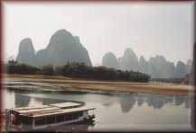 Li-rivier bij Yangshuo