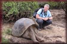 Jeroen en schildpad