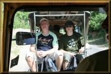 Achterop de tuc-tuc