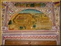Fresco van een haveli's