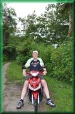Op de motor