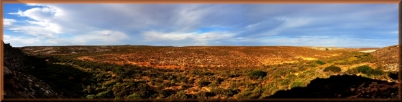 Panorama over het gebied