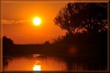 Ondergaande zon