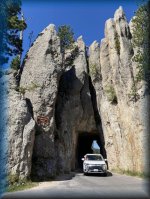 Needles Highway, bij Needles Eye Tunnel