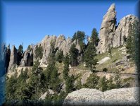 Needles Highway, bij Needles Eye Tunnel