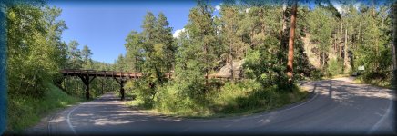 Iron Mountain Road, Doane Robinson Tunnel (met doorkijk op Mount Rushmore)